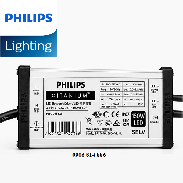 Bộ nguồn Philips 150W LED Xi
